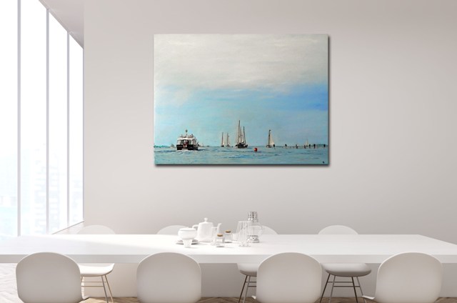 Buy online original oil painting - boat,ships - Kuilart 1 